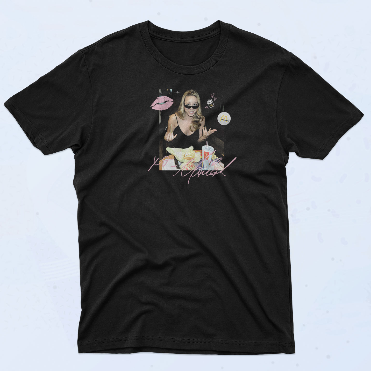 Mariah Carey McDonalds T Shirt - 90sclothes.com