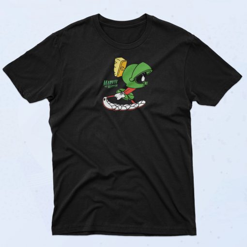 Marvin The Martian Running Looney Tunes T Shirt