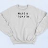 Mayo And Tomato Retro Sweatshirt