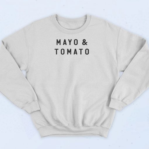 Mayo And Tomato Retro Sweatshirt