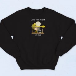 Snoopy Whisper Words Of Wisdom Let It Be Sweatshirt