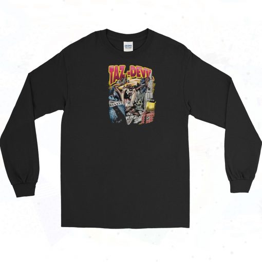 Tasmanian Devil 90s Long Sleeve Shirt