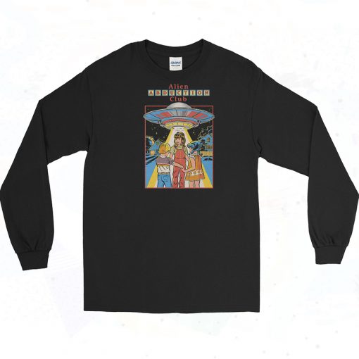 Alien Abduction Club 90s Long Sleeve Shirt