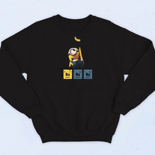 Banana Periodic Table Funny Sweatshirt