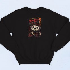 Black Coffee Attack Retro Sweatshirt