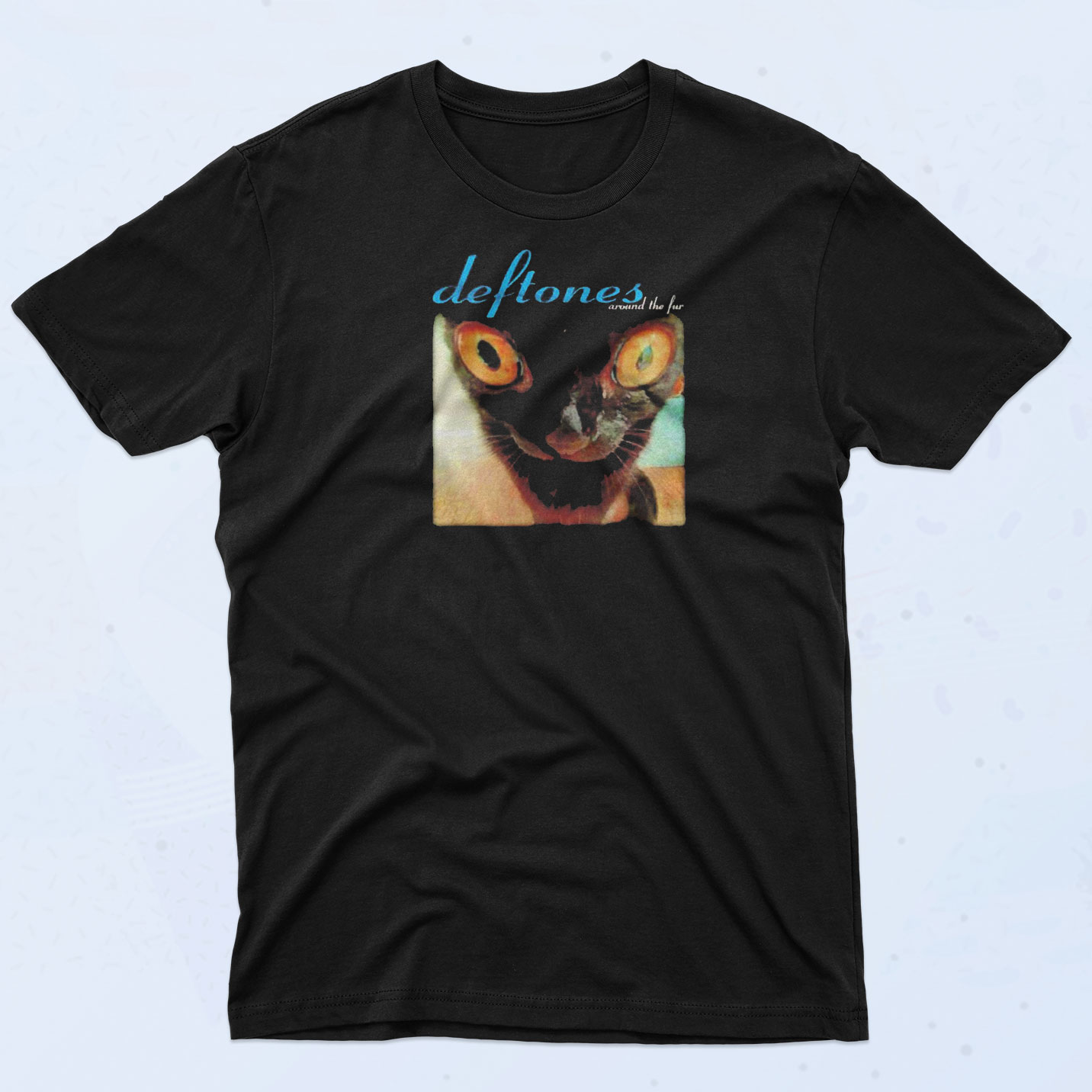 Deftones Around The Fur Cat T Shirt - 90sclothes.com