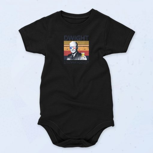 Dwight Eisenhangover Independence Day Baby Onesie