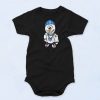 Hip Hop Snowman Rapper Baby Onesie