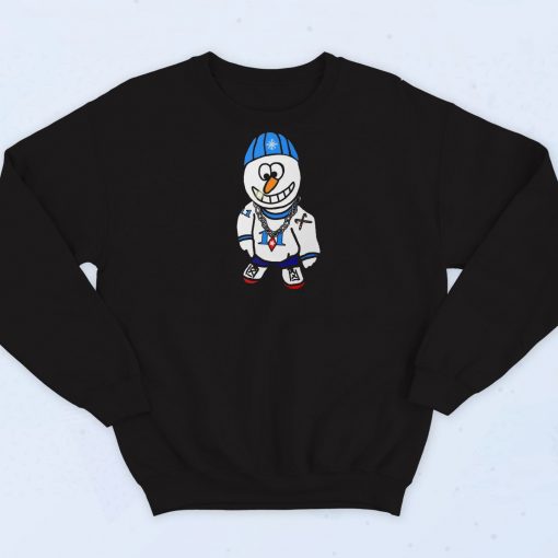 Hip Hop Snowman Rapper Sweatshirt