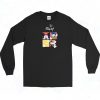 Love and Peace Mickey 90s Long Sleeve Shirt