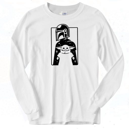 Mandalorian Grogu Star Wars Long Sleeve Shirt