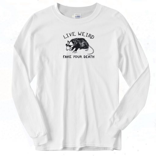 Possum Weird Art Long Sleeve Shirt