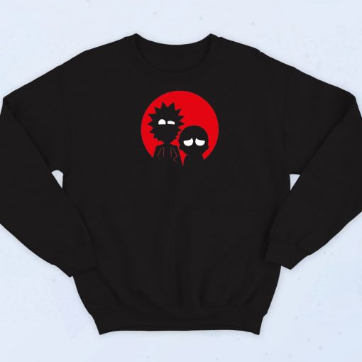 Rick And Morty Black Red Art Sweatshirt