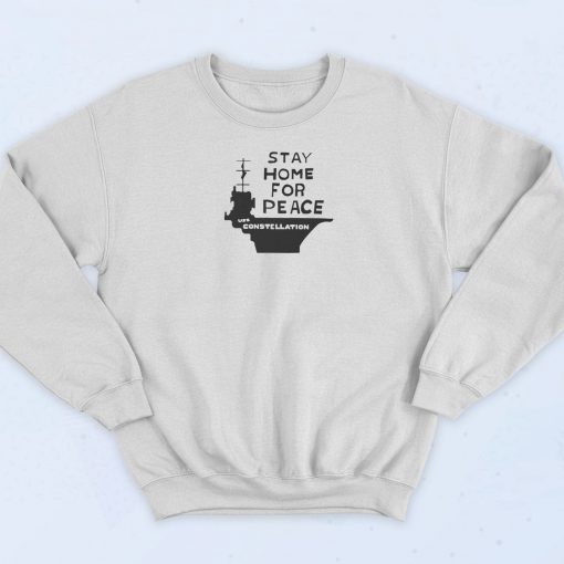 Stay Home For Peace Joan Baez Sweatshirt