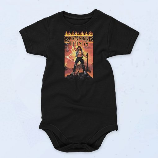 Stranger Things 4 Series Eddie Munson Baby Onesie