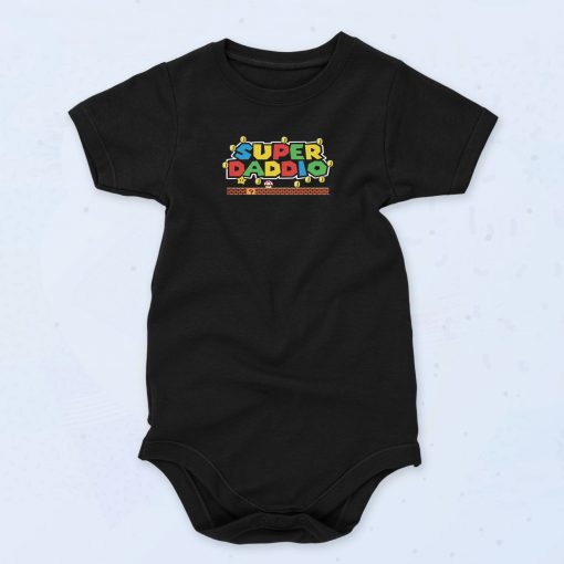 Super Daddio Fathers Day Baby Onesie