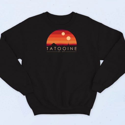 Tatooine Sunset Retro Sweatshirt