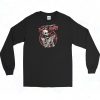 Watch Them Burn Skull 90s Long Sleeve Shirt