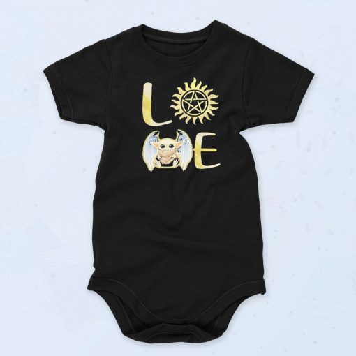 Baby Yoda Supernatural Love Baby Onesie