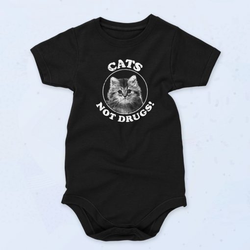 Cats Not Drugs Unisex Baby Onesie