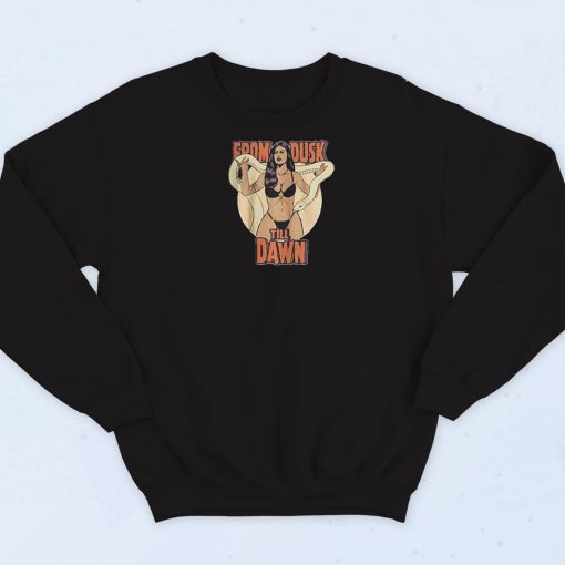 Salma Hayek Snake From Dusk Sweatshirt