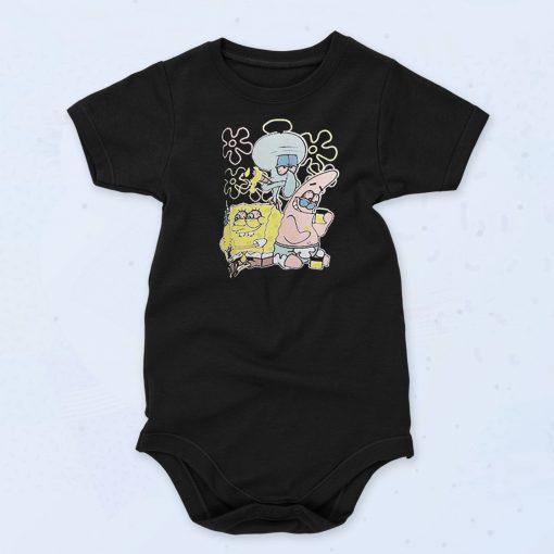 SpongeBob Squidward Tentacles Patrick Star Baby Onesie