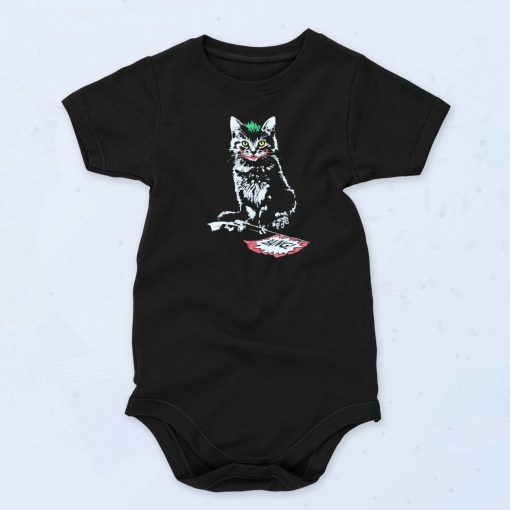 This Kitty Is Quite The Joker Baby Onesie