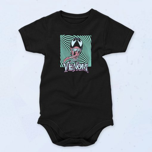 Venom Crazy Tongue Baby Onesie