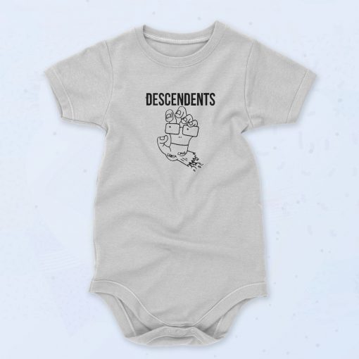 Descendents Hand Santa Crub Baby Onesie