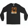 Fire Flame Burning Vintage Long Sleeve Shirt