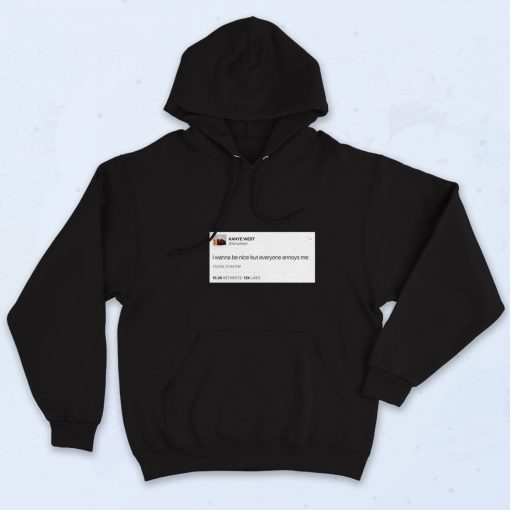 Kanye West Tweet Graphic Hoodie