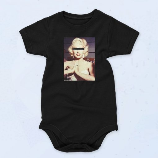 Marilyn Monroe Fuck Society Baby Onesie