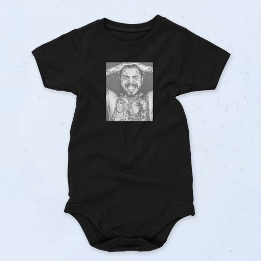 Post Malone Tattoo Baby Onesie