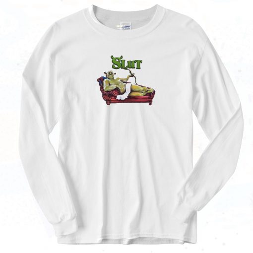 Shrek Slut Sexy Pose Long Sleeve Shirt