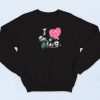 Smoking Heart Art Sweatshirt