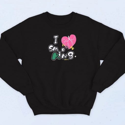 Smoking Heart Art Sweatshirt