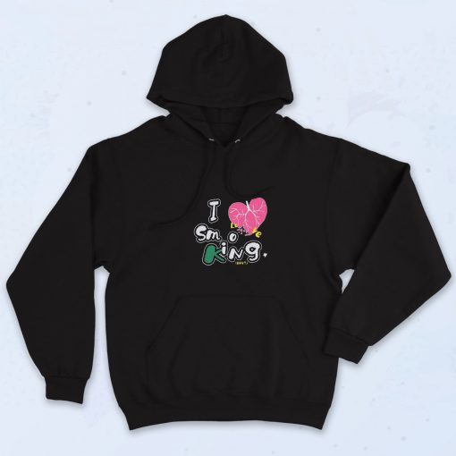 Smoking Heart Graphic Hoodie