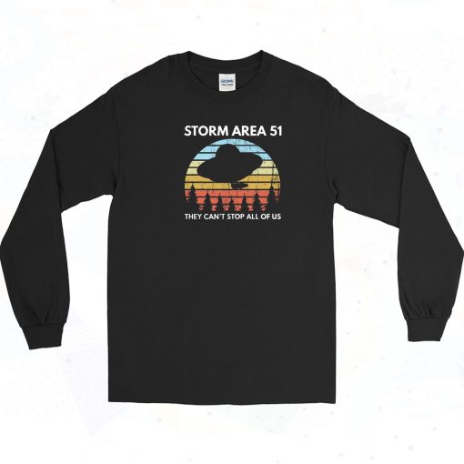 Storm Area 51 Vintage Long Sleeve Shirt