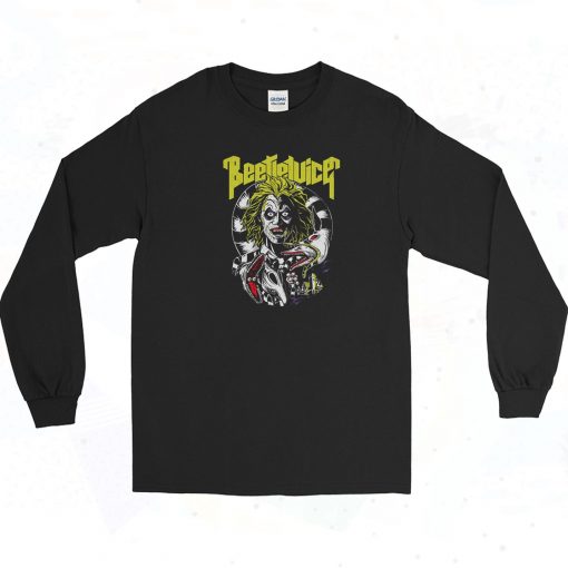 Beetlejuice Horror Movie Long Sleeve Shirt