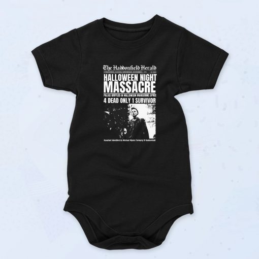 Halloween Night Massacre Baby Onesie