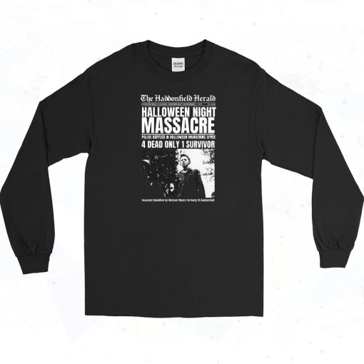 Halloween Night Massacre Long Sleeve Tee