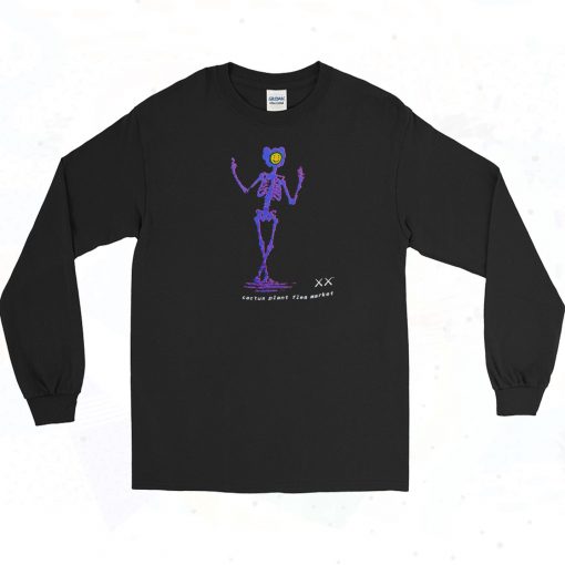 KAWS Cactus Plant Flea Market Long Sleeve Shirt