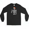 Rocker Skeleton Hand Rock Long Sleeve Shirt