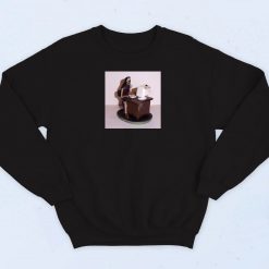 Skeleton Lady at Desk Sweatshirt