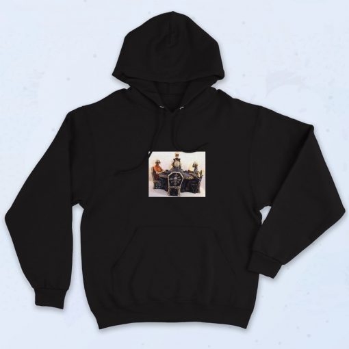 Skeletons at Poker Table Hoodie