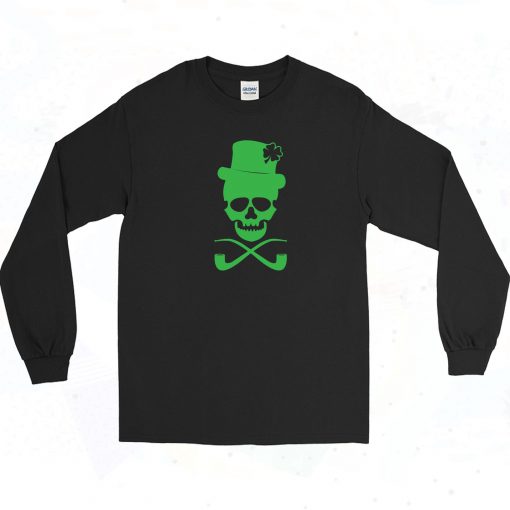 Skull Pub Irish Crawl Fight Long Sleeve Shirt