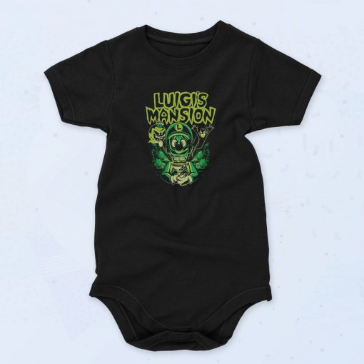 Sweet Screams Luigis Mansion Baby Onesie