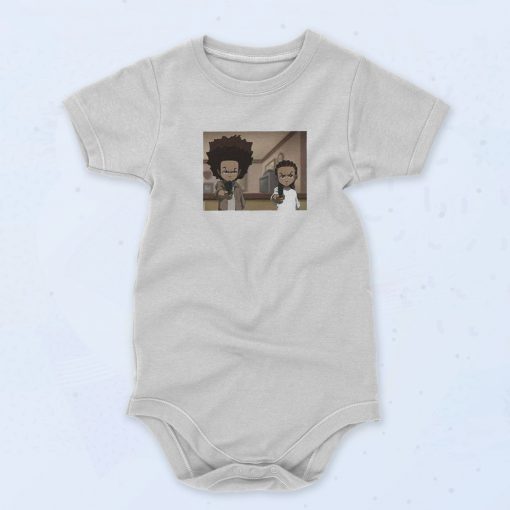 The Boondocks Huey And Riley Baby Onesie