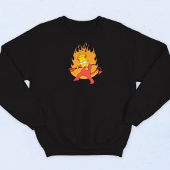 The Simpsons Bart Devil Sweatshirt