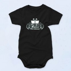 This Girl Loves Christmas Baby Onesie